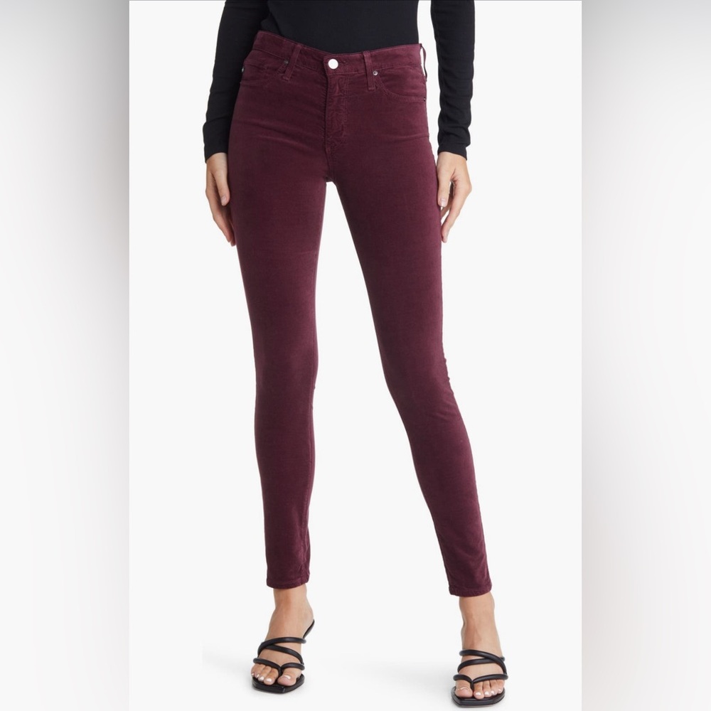 AG Adriano Goldschmied The Farrah High Waist Velvet Jeans